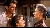 The Birds (1963)Jessica Tandy, Rod Taylor, Veronica Cartwright and West Side Road, Bodega Bay, California